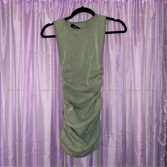 Lioness Green Scrunch Dress - Picture 1 of 3